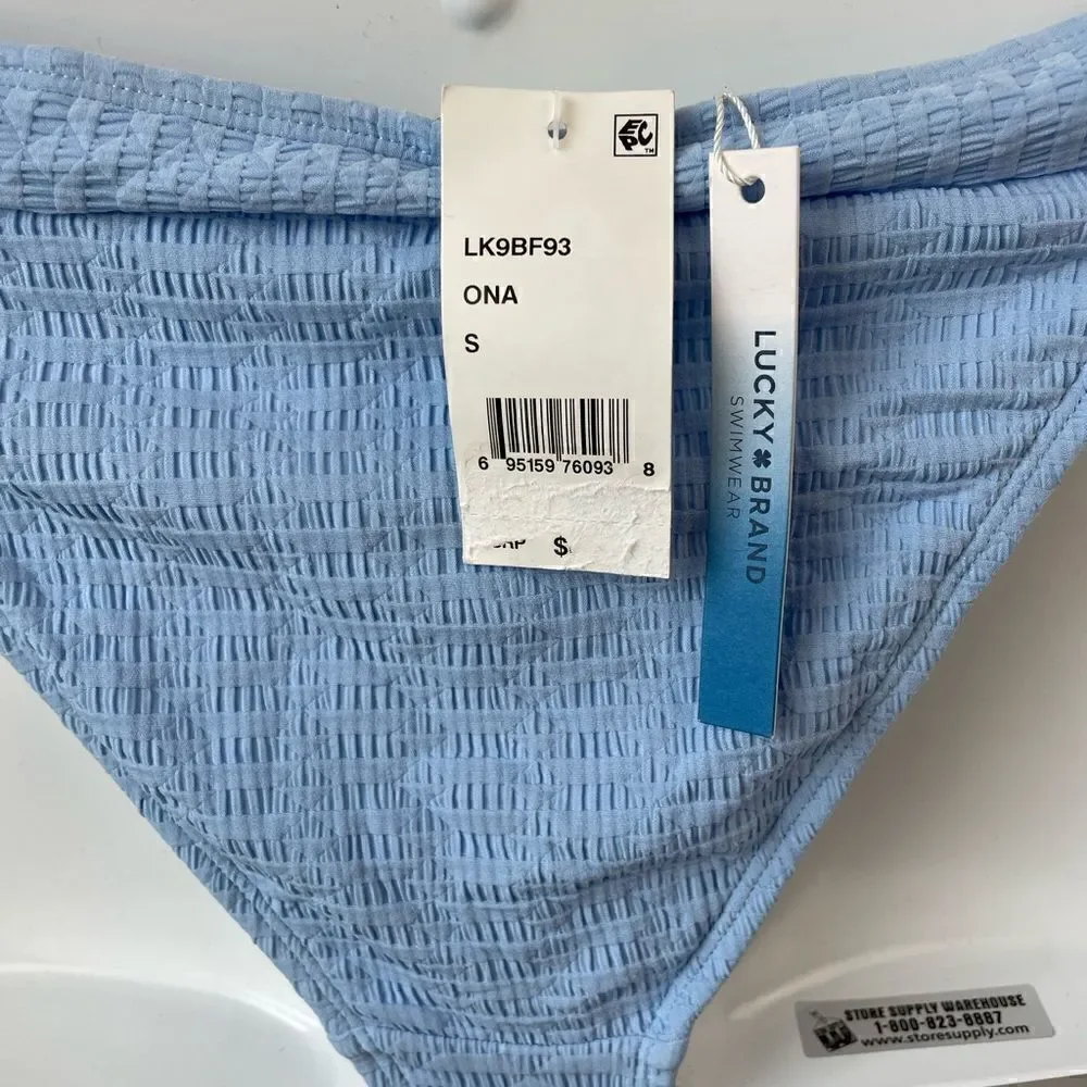 NWT Lucky Brand Bikini Top and Matching Bottoms Size S